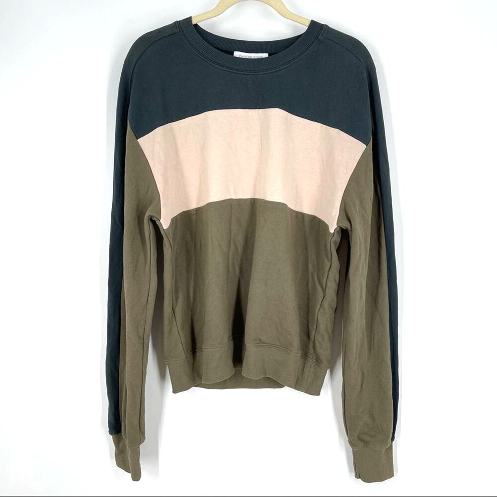 Daydreamer Colorblock‎ Pullover Sweatshirt Small Blue Pink